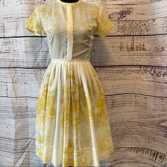 Vicky Vaughn Junior Vintage Fit & Flare Dress RARE - Picture 1 of 12